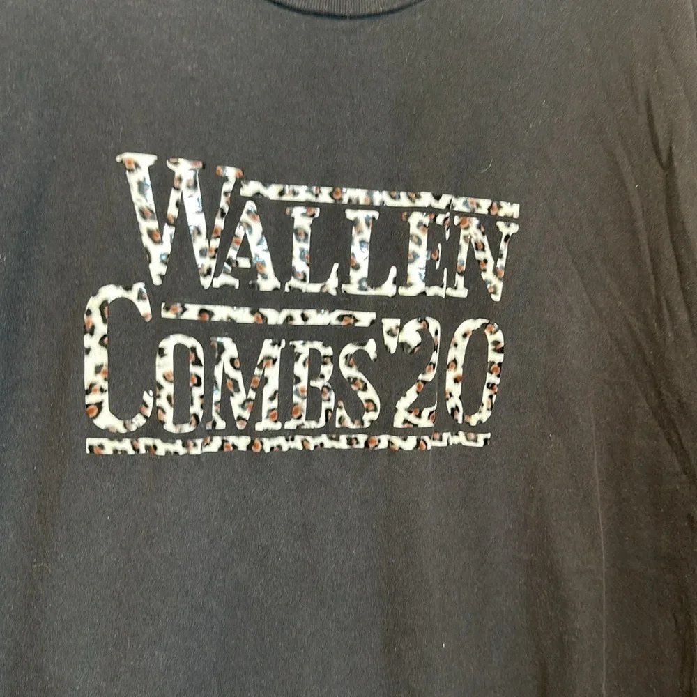morgan wallen luke combs nashville tn country music icons tshirt black/camo 2XL
